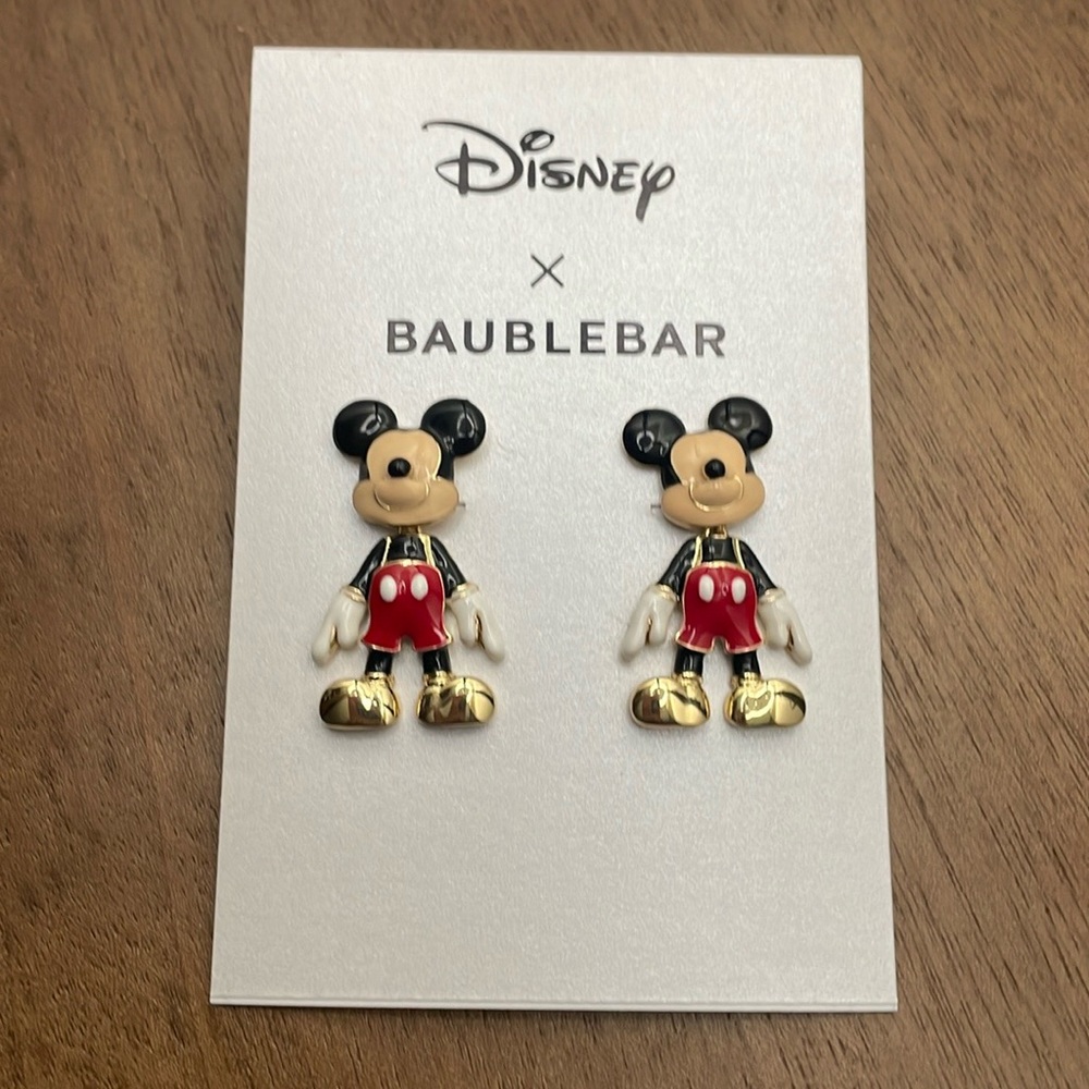 💥 sale! Disney Baublebar Mickey Mouse earrings